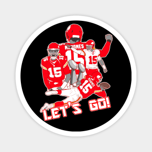 Pat Mahomes LET'S GO! Magnet